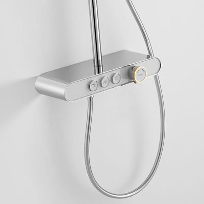 High Pressure Brass Hand Shower Mixer Set With 3 Function Contemporary