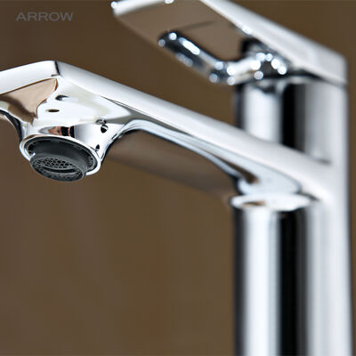 ARROW Brand Modern Single-Hole Deck Mounted Basin Mixer Faucet with 5 Year Warranty Brass Main Body and Ceramic Valve