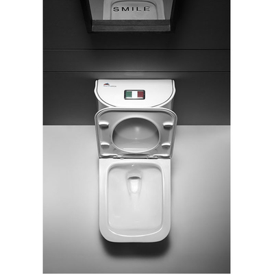 Round One Piece Toilets , S trap 300/400mm 1 Piece Water Closet