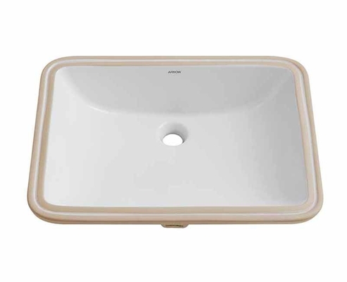 Modern Ceramics Under Counter Basin No Drainer Rectangle For Toilet