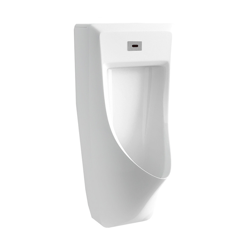 Men Corner Urinal Wall Mounted 355x331x738mm Back Water Inlet